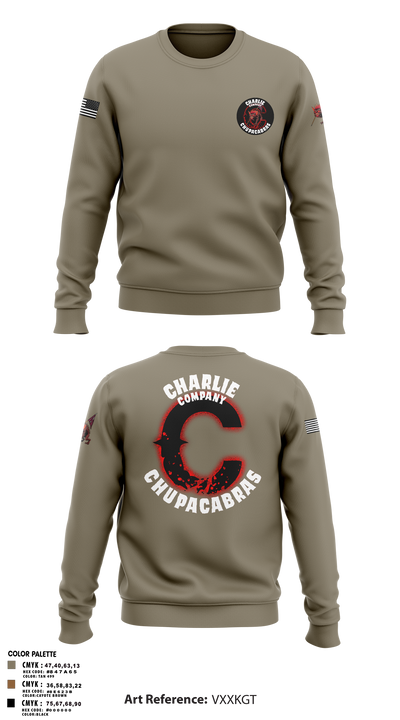 C Co Chupacabras Crew Neck Sweatshirt - 1