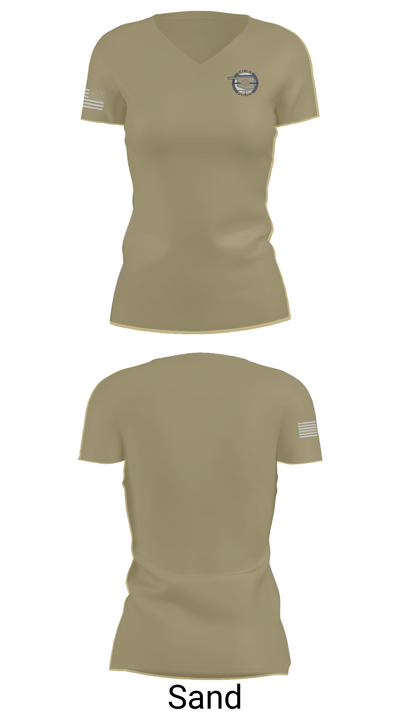 Salina Police Department 80240823 Women's Short Sleeve V-neck Shirt - 84