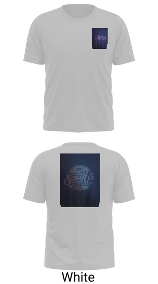 Old School Cotton Feel Shirt, South’s Boot Camp, , Teamtime, Team time, sublimation, custom sports apparel, team uniforms, spirit wear, spiritwear, sports uniforms, custom shirts, team store, custom team store, fundraiser sports, apparel fundraiser