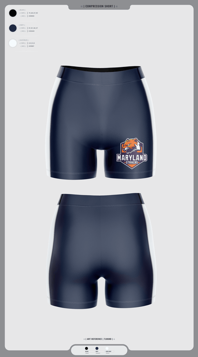 Maryland Strikers 51153203 Men's Compression Shorts - 2