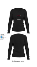 Arcadia University Volleyball 51521652 Women's Long Sleeve V-neck Shirt - 34