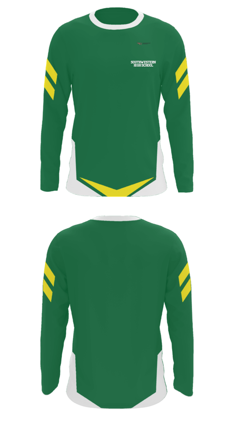 Long Sleeve Performance Shirt, Southwestern High School, Spirit Store, Teamtime, Team time, sublimation, custom sports apparel, team uniforms, spirit wear, spiritwear, sports uniforms, custom shirts, team store, custom team store, fundraiser sports, apparel fundraiser