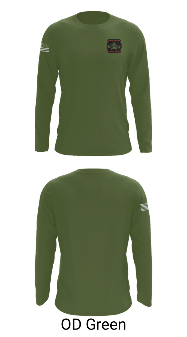Long Sleeve Performance Shirt, 24-922, Army, Teamtime, Team time, sublimation, custom sports apparel, team uniforms, spirit wear, spiritwear, sports uniforms, custom shirts, team store, custom team store, fundraiser sports, apparel fundraiser