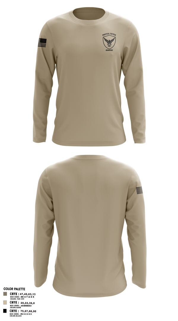 Long Sleeve Performance Shirt, Practical Tactical Advantage, , Teamtime, Team time, sublimation, custom sports apparel, team uniforms, spirit wear, spiritwear, sports uniforms, custom shirts, team store, custom team store, fundraiser sports, apparel fundraiser