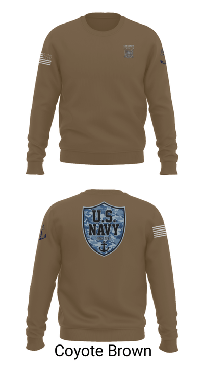 CVN 77 George HW Bus 94572783 Crew Neck Sweatshirt - 3