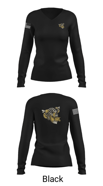 C-10 TRP white platoon 11255511 Women's Long Sleeve V-neck Shirt - 37