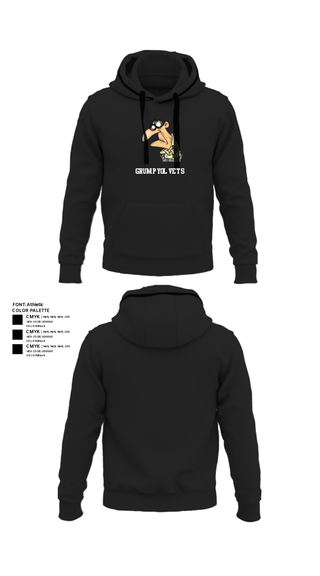 Hoodie, GrumpyOLVets, Army, Teamtime, Team time, sublimation, custom sports apparel, team uniforms, spirit wear, spiritwear, sports uniforms, custom shirts, team store, custom team store, fundraiser sports, apparel fundraiser