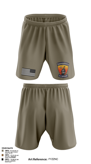 Athletic Shorts With Pockets, A/2135th GSAB “SMUGGLERS”, Army, Teamtime, Team time, sublimation, custom sports apparel, team uniforms, spirit wear, spiritwear, sports uniforms, custom shirts, team store, custom team store, fundraiser sports, apparel fundraiser