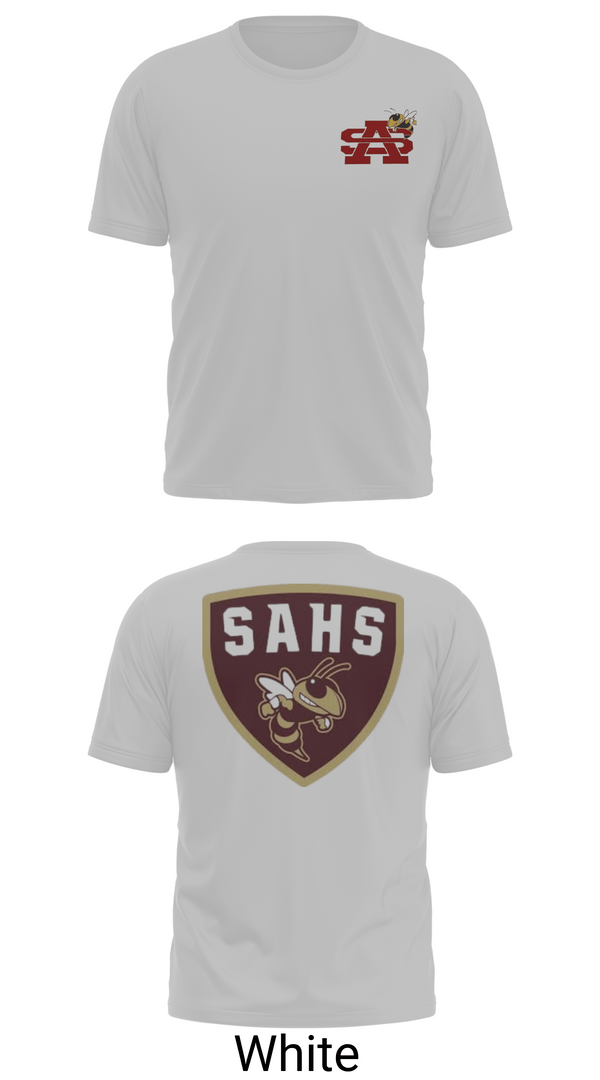 Old School Cotton Feel Shirt, St Augustine Yellow Jackets, Swimming, Teamtime, Team time, sublimation, custom sports apparel, team uniforms, spirit wear, spiritwear, sports uniforms, custom shirts, team store, custom team store, fundraiser sports, apparel fundraiser