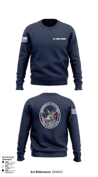 Crew Neck Sweatshirt, Air Station Elizabeth City, , Teamtime, Team time, sublimation, custom sports apparel, team uniforms, spirit wear, spiritwear, sports uniforms, custom shirts, team store, custom team store, fundraiser sports, apparel fundraiser