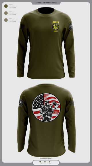Long Sleeve Performance Shirt, , Army, Teamtime, Team time, sublimation, custom sports apparel, team uniforms, spirit wear, spiritwear, sports uniforms, custom shirts, team store, custom team store, fundraiser sports, apparel fundraiser
