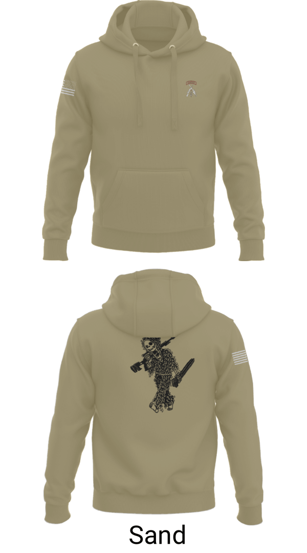 Hoodie, 2-5 CAV Snipers, Army, Teamtime, Team time, sublimation, custom sports apparel, team uniforms, spirit wear, spiritwear, sports uniforms, custom shirts, team store, custom team store, fundraiser sports, apparel fundraiser