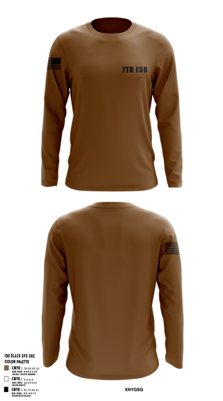 Long Sleeve Performance Shirt, 7th ESB, Marines, Teamtime, Team time, sublimation, custom sports apparel, team uniforms, spirit wear, spiritwear, sports uniforms, custom shirts, team store, custom team store, fundraiser sports, apparel fundraiser
