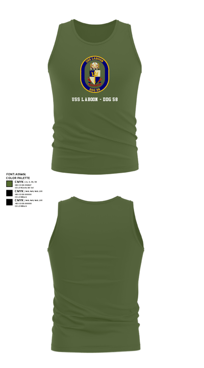 USS LABOON - DDG 58 14402394 Tank Top - 56