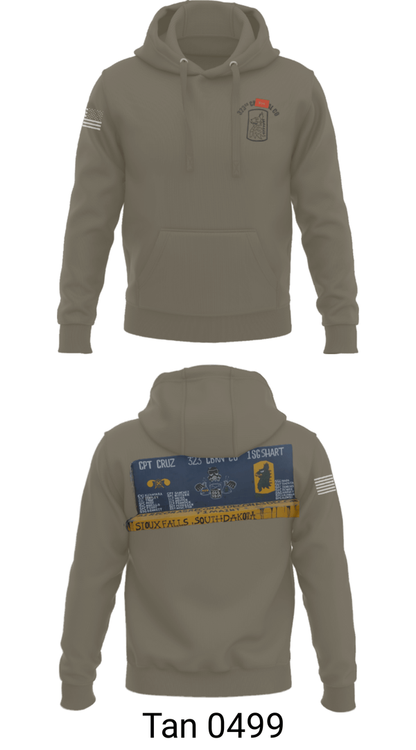 Hoodie, 323 chem maint, Army, Teamtime, Team time, sublimation, custom sports apparel, team uniforms, spirit wear, spiritwear, sports uniforms, custom shirts, team store, custom team store, fundraiser sports, apparel fundraiser