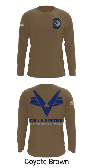 Long Sleeve Performance Shirt, Sunlake High School Cadet Squadron, Air Force, Teamtime, Team time, sublimation, custom sports apparel, team uniforms, spirit wear, spiritwear, sports uniforms, custom shirts, team store, custom team store, fundraiser sports, apparel fundraiser