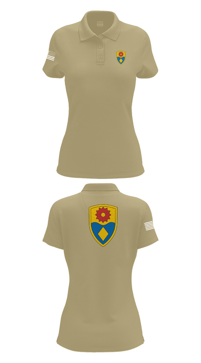 870th mp company 27373000 Women's Short Sleeve Performance Polo  - 95