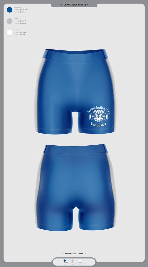 Mens Compression Shorts, Piedmont Youth Wrestling, Wrestling, Teamtime, Team time, sublimation, custom sports apparel, team uniforms, spirit wear, spiritwear, sports uniforms, custom shirts, team store, custom team store, fundraiser sports, apparel fundraiser