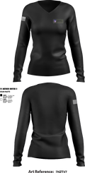 NATO Winter Instructor Course 70603396 Women's Long Sleeve V-neck Shirt - 1