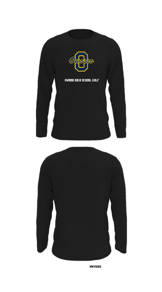 Long Sleeve Performance Shirt, Owosso High School Golf, Golf, Teamtime, Team time, sublimation, custom sports apparel, team uniforms, spirit wear, spiritwear, sports uniforms, custom shirts, team store, custom team store, fundraiser sports, apparel fundraiser