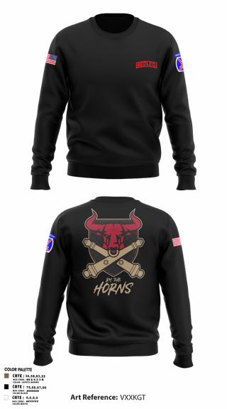 Crew Neck Sweatshirt, BRAVO BULLS, Army, Teamtime, Team time, sublimation, custom sports apparel, team uniforms, spirit wear, spiritwear, sports uniforms, custom shirts, team store, custom team store, fundraiser sports, apparel fundraiser