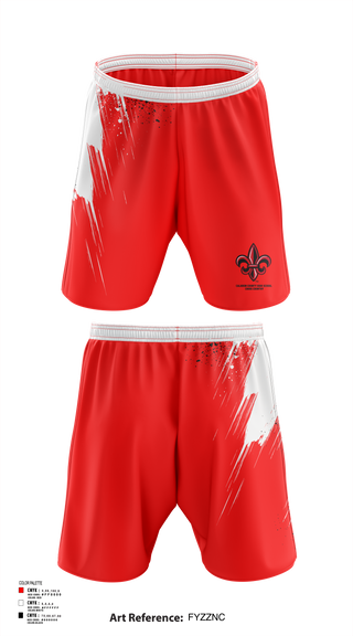 Athletic Shorts With Pockets, Calhoun County High School Cross Country, Cross Country, Teamtime, Team time, sublimation, custom sports apparel, team uniforms, spirit wear, spiritwear, sports uniforms, custom shirts, team store, custom team store, fundraiser sports, apparel fundraiser