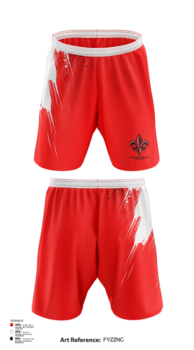 Calhoun County High School Cross Country 14080090 Athletic Shorts With Pockets - 104 (1)
