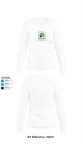 Moondog pub and grub 52756247 Women's Long Sleeve V-neck Shirt -1 15