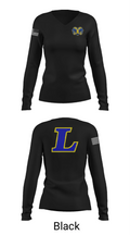 Lakeside High School Basketball 7713831 Women's Long Sleeve V-neck Shirt - 35