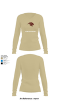 Pelion Youth Wrestling 55774781 Women's Long Sleeve V-neck Shirt - 33