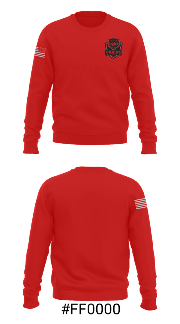 Crew Neck Sweatshirt, Palmetto High School Track, Track & Field, Teamtime, Team time, sublimation, custom sports apparel, team uniforms, spirit wear, spiritwear, sports uniforms, custom shirts, team store, custom team store, fundraiser sports, apparel fundraiser