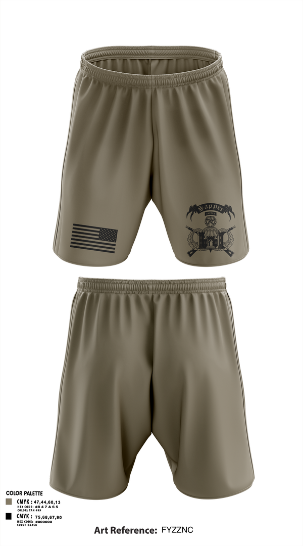 Athletic Shorts With Pockets, 95TH CEC-I, Army, Teamtime, Team time, sublimation, custom sports apparel, team uniforms, spirit wear, spiritwear, sports uniforms, custom shirts, team store, custom team store, fundraiser sports, apparel fundraiser