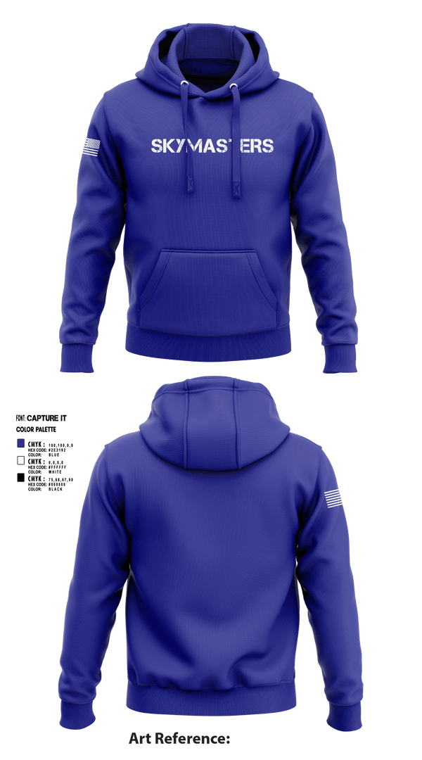 Hoodie, Skymasters, Army, Teamtime, Team time, sublimation, custom sports apparel, team uniforms, spirit wear, spiritwear, sports uniforms, custom shirts, team store, custom team store, fundraiser sports, apparel fundraiser