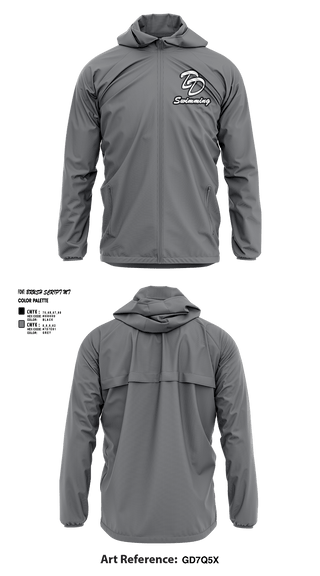 Windbreaker, David Douglas High School Swimming, Swimming, Teamtime, Team time, sublimation, custom sports apparel, team uniforms, spirit wear, spiritwear, sports uniforms, custom shirts, team store, custom team store, fundraiser sports, apparel fundraiser