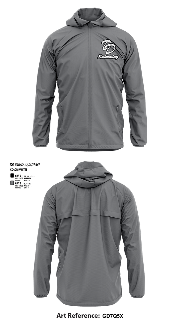 Windbreaker, David Douglas High School Swimming, Swimming, Teamtime, Team time, sublimation, custom sports apparel, team uniforms, spirit wear, spiritwear, sports uniforms, custom shirts, team store, custom team store, fundraiser sports, apparel fundraiser