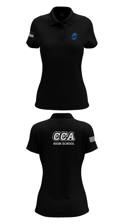 Clear Creek-Amana High School Cheer 95577848 Women's Short Sleeve Performance Polo  - 36