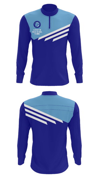 Quarter Zip Jacket, Catoctin High School Tennis, Tennis, Teamtime, Team time, sublimation, custom sports apparel, team uniforms, spirit wear, spiritwear, sports uniforms, custom shirts, team store, custom team store, fundraiser sports, apparel fundraiser