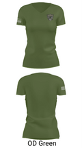 Emergency Services Detail 93962107 Women's Short Sleeve V-neck Shirt - 46