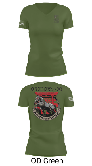 Women's Short Sleeve Vneck Shirt, WorkHorse, Marines, Teamtime, Team time, sublimation, custom sports apparel, team uniforms, spirit wear, spiritwear, sports uniforms, custom shirts, team store, custom team store, fundraiser sports, apparel fundraiser