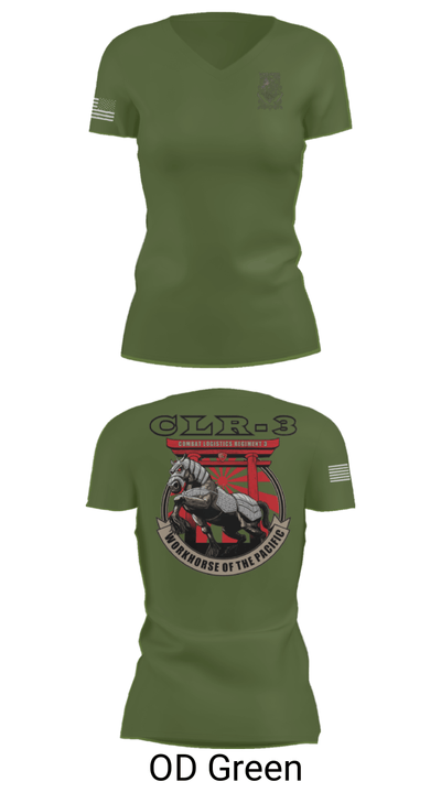 WorkHorse 24111487 Women's Short Sleeve V-neck Shirt - 48