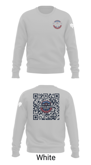 Crew Neck Sweatshirt, Muscle Maker Academy, , Teamtime, Team time, sublimation, custom sports apparel, team uniforms, spirit wear, spiritwear, sports uniforms, custom shirts, team store, custom team store, fundraiser sports, apparel fundraiser