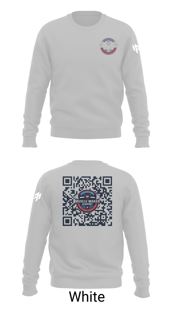 Crew Neck Sweatshirt, Muscle Maker Academy, , Teamtime, Team time, sublimation, custom sports apparel, team uniforms, spirit wear, spiritwear, sports uniforms, custom shirts, team store, custom team store, fundraiser sports, apparel fundraiser
