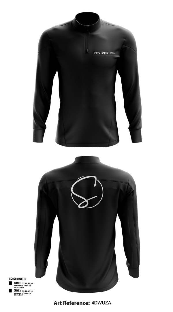 Quarter Zip Jacket, Revive Credit Solutions, , Teamtime, Team time, sublimation, custom sports apparel, team uniforms, spirit wear, spiritwear, sports uniforms, custom shirts, team store, custom team store, fundraiser sports, apparel fundraiser