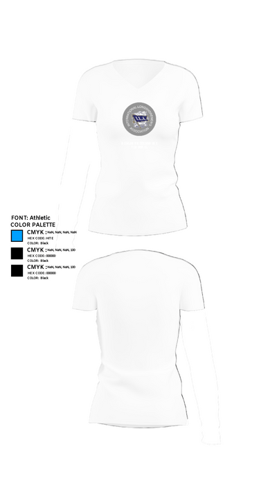 Howland Hook Marine Terminal 56370038 Women's Short Sleeve V-neck Shirt - 18
