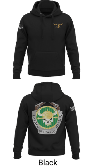Hoodie, 977 MP CO, Army, Teamtime, Team time, sublimation, custom sports apparel, team uniforms, spirit wear, spiritwear, sports uniforms, custom shirts, team store, custom team store, fundraiser sports, apparel fundraiser