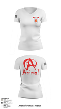 undefined Women's Short Sleeve V-neck Shirt - 2