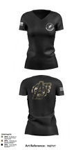 509 OSS 20473594 Women's Short Sleeve V-neck Shirt - 106