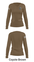 Sc821 97407989 Women's Long Sleeve V-neck Shirt - 17