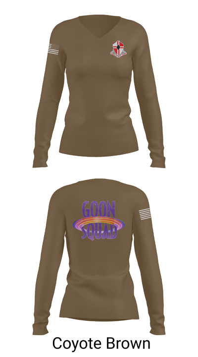 92nd Engineers 80974269 Women's Long Sleeve V-neck Shirt - 17