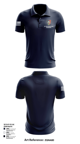 Short Sleeve Performance Polo, U.S. Army Health Clinic - Baumholder, Army, Teamtime, Team time, sublimation, custom sports apparel, team uniforms, spirit wear, spiritwear, sports uniforms, custom shirts, team store, custom team store, fundraiser sports, apparel fundraiser